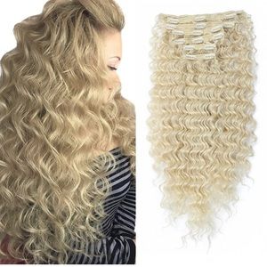💥NEW💥 Bleach Blonde Hair Extensions (FULL SET) - 613 color